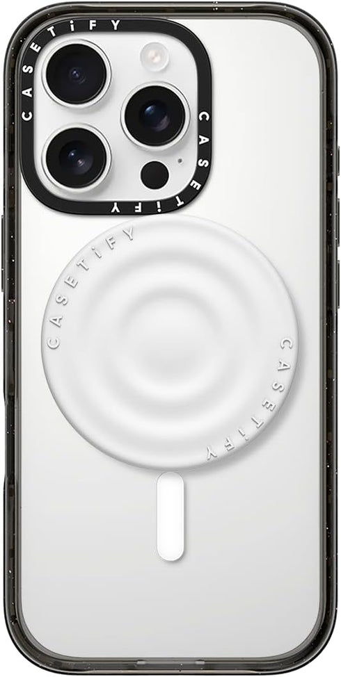 CASETiFY Ripple Grip Stand for MagSafe - Sleek White Design
