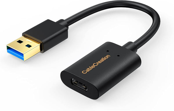 CableCreation USB 3.1 USB C Female to USB Male Adapter, 5Gbps USB to USB C Adapter for Laptops Logitech StreamCam