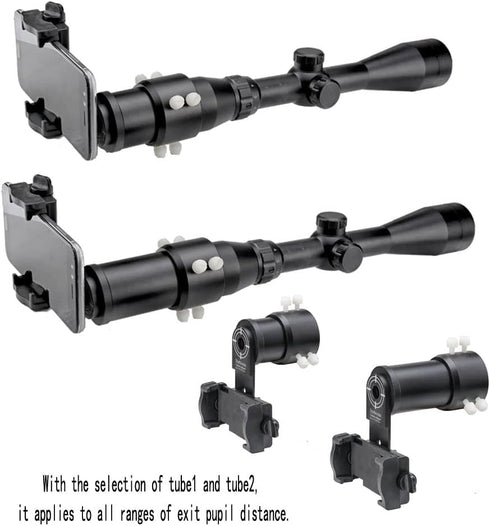 Rifle Scope Mount Camera Adapter, Smartphone Adapter for Hunting & Birding