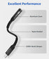 JSAUX iPhone Headphone Adapter, Lightning to 3.5mm, MFi Certified, Compatible with iPhone 14/13/12/11/SE/X/8 - Black