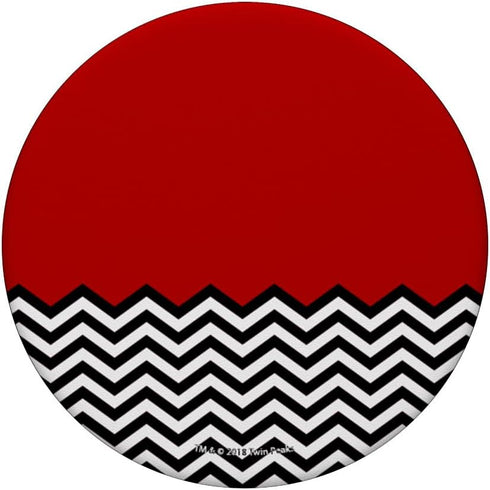 Twin Peaks Red Room Curtains and Floor Art - PopSockets Standard PopGrip