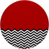 Twin Peaks Red Room Curtains and Floor Art - PopSockets Standard PopGrip