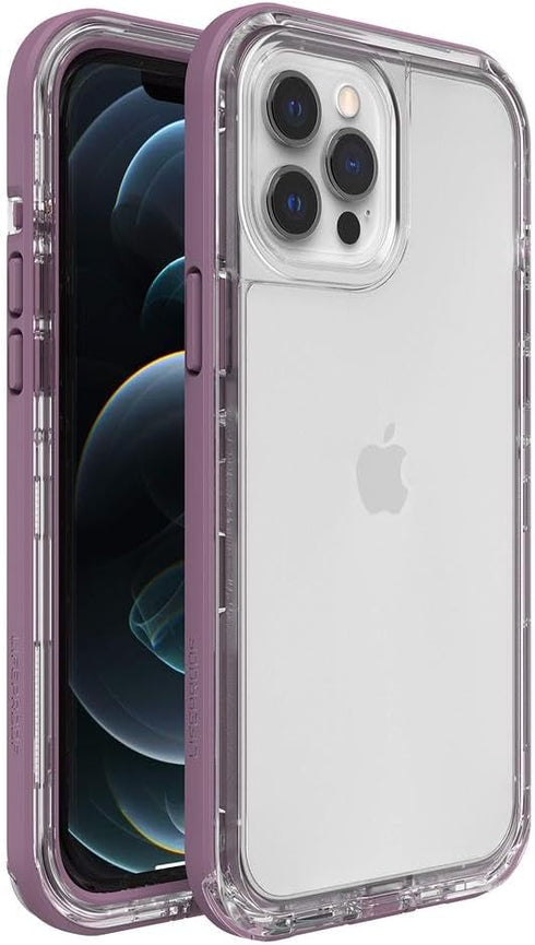 LifeProof 77-65476 for Apple iPhone 12 Pro Max, Slim DropProof, DustProof, SnowProof Case, Next Series, Clear/Purple