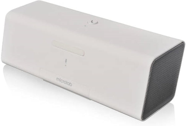 Microlab MD212 Bluetooth Wireless Portable Stereo Speaker for Tablet, Smartphone and Notebook (White)