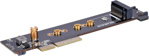 SilverStone Technology ECM28 1U Low Profile PCIe x4 to M.2 NVMe & M.2 SATA Adapter Card, SST-ECM28