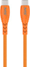 MobileSpec MB06736 10 Foot USB-C to USB-C Hi-Visibility Charge and Sync Cable in Orange
