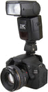 JJC Standard Hot Shoe Adapter with Extra PC Sync Connection Port for Cameras and Off-Camera Flash
