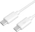 Smays 10-Pack 3ft USBC to USBC Cable, White, Type C Charging Cable, 20W Power Delivery.