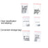 Universal TV Mount Screw Kit, Includes M4, M5, M6 Screws, Washers and Spacers, Stainless Steel, Compatible with VESA