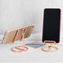 JinZeFa Cell Phone Iron Stand Holder, Metal Universal Portable Tablets Holder, Compatible with All Mobile Phones (Rose