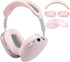 SOULWIT Protective Kit for AirPods Max, Headband Cover + TPU Case Protector + Silicone Ear Pads Cover