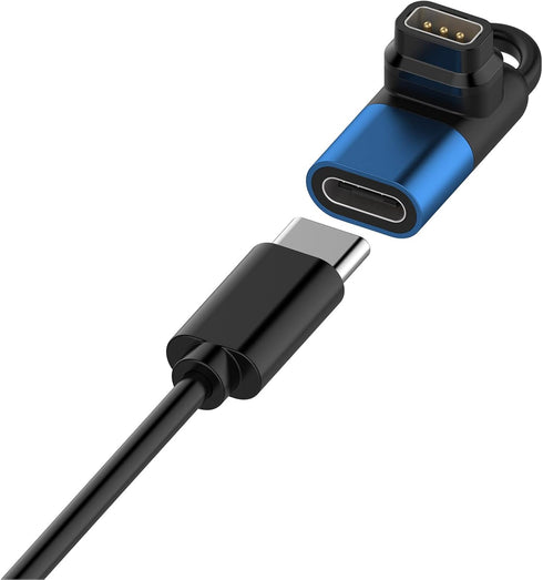 Smartwatch Charging Cable Converter, USB Type C Adapter for Pace2 Pro 2 Black