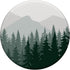 PopSockets Standard PopGrip Pine Tree Mountain Scene Forest Mountains Landscape Pattern
