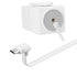 10 v3 90 2-Pack, Smays ft Cable for WYZE Cam Pan Camera, Long Micro USB Flat Power Cord, Degree White