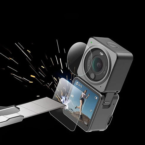 Action 2 Protective Frame with Hot Shoe Base, Anti-Drop Dust Protection Case Cover
