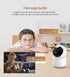 Tuya 3MP Indoor Pan-Tilt Smart Camera for Home Security, Motion Tracking, 2-Way Audio, Compatible with Alexa & Google