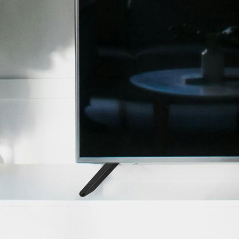 DECHOUS Universal Tv Desk Stand Mount Bracket for Small to Medium Flat Screen Tvs with Tempered Base Compatible