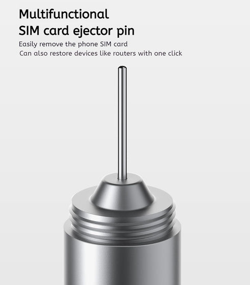 Headset 1-Pack) Mobile Phone SIM Card Removal Tool, Earphone Cleaning Kit, Premium Keychain, Bluetooth Cleaner (Silver