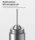 Headset 1-Pack) Mobile Phone SIM Card Removal Tool, Earphone Cleaning Kit, Premium Keychain, Bluetooth Cleaner (Silver