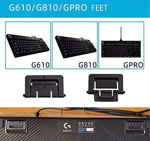 Keyboard Stand Feet Legs for Logitech G810 G610 G PRO Keyboard