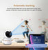 Tuya 3MP Indoor Pan-Tilt Smart Camera for Home Security, Motion Tracking, 2-Way Audio, Compatible with Alexa & Google