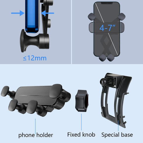 LUNQIN 2014 2015 2016 2017 2018 Car Phone Holder Mount for Subaru Forester Auto Accessories Interior Decoration Mobile