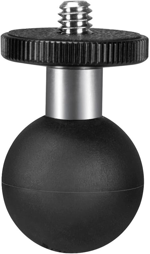 FANAUE GB-02 Aluminum 1" Ball Adapter, Compatible with RAM Mount B Size Double Socket Arm for Sports Camera