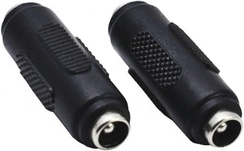 10PCS DC Power Connector Adapter 12V, 5.5mm x 2.1mm Female to Female Power Jack Socket for LED Strip