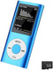 FKLBBLPM Portable MP3 MP4 Music Player, LCD Screen with Equalizer Display, MENU and
