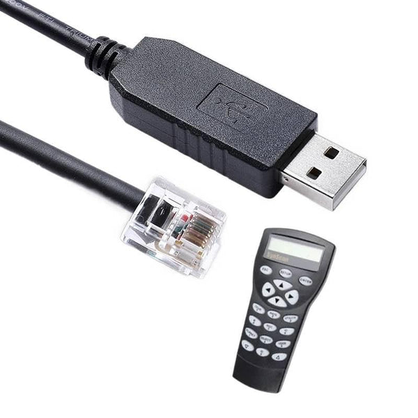 Generic for Synscan Hand Control PC Link Cable PL2303 USB RS232 to RJ12