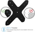C25 C30 C34 C345B C305W C305B C255B IFCASE Quick Attach VESA Adapter Plate Bracket for Sceptre - Series Monitors