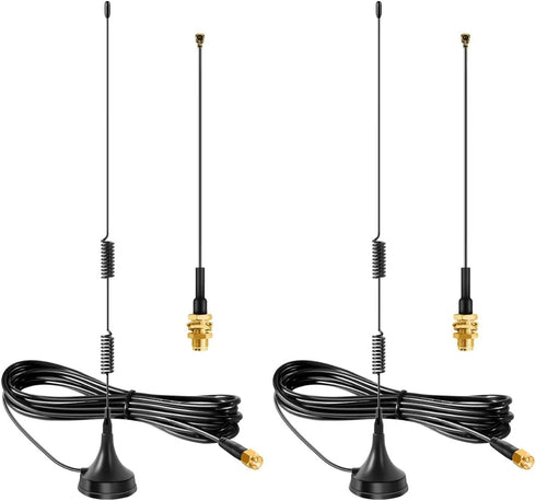 slinkdsco Meshtastic Long Range 915MHz Lora Enhanced Magnetic Base Antenna with SMA Male