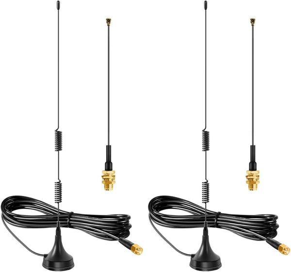 slinkdsco Meshtastic Long Range 915MHz Lora Enhanced Magnetic Base Antenna with SMA Male