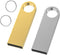 Wooolken 8GB USB Flash Drive 2 Pack with Keychains, Sleek Metal USB 2.0
