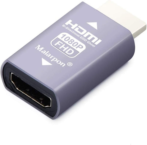 HDMI EDID Emulator Passthrough 3rd Generation Aluminum, Active Switches and Extenders, 1920x1080@59Hz
