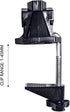 1Pc Black Bracket Clamp Accessories Holder Fit for Mic Clamps Fixed Metal Desk Lamp Clip Fittings Screw Camera Flash Mount Clamp Bracket Monitor Magic Socket Arm Clamp Desk Lamps