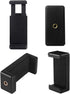 Acuvar Universal Tripod Smartphone Mounts - Dual Mounting Points for Smartphones, 4 Pack
