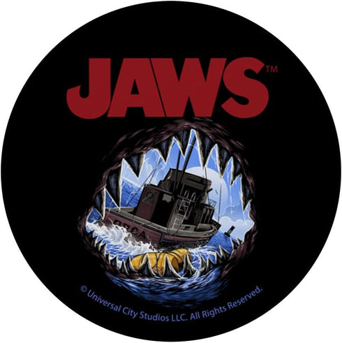 Jaws Ship In Mouth Poster PopSockets Standard PopGrip for Phones