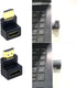 6Pack 3D and 4K HDMI Angled Adapter Combo, 2 Pcs 90 and 270 Degree, 4 Pcs Vertical Flat HDMI Adapter