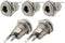 5 Pack 5.5mm x 2.1mm Female Socket Panel Mount Connector, DC-099 Power Supply Jack Terminal Plug Adapter