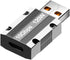 USB C Female to USB Male Adapter, Zinc Alloy Double-Sided USB A to Type C with 10Gbps Data Transfer & PD100W