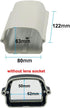 6 Inch Small Duty Aluminum CCTV Housing - Weatherproof Security Camera Mount Enclosure, Dust Cover Case