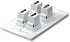 HDMI Keystone Jack 4K, 20 Pack HDMI Keystone Insert Female to Female Coupler Video Adapter (White)