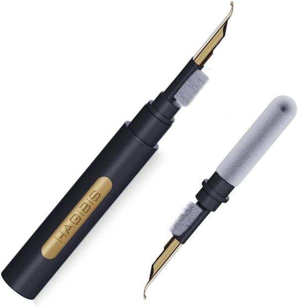 Hagibis Cleaning Pen for Airpods Pro 1 2, Multi-Function Cleaner Kit for Bluetooth Earphones and Case Cleaning Tools