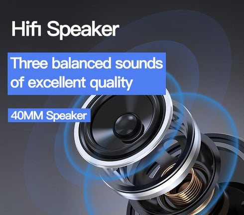 Generic Upgraded Hybrid Noise Cancelling Headphones Over Ear with Transparent Modes Wireless Bluetooth with Mic