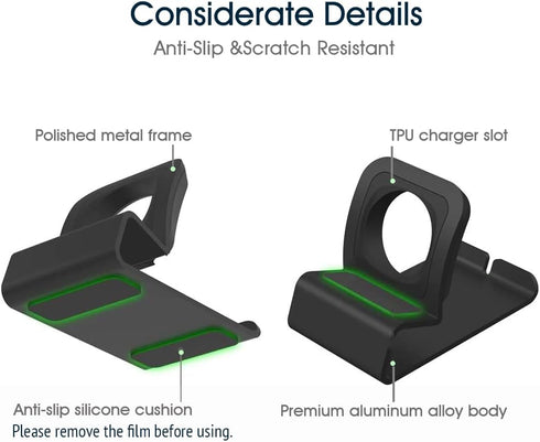 CQ 49mm 46mm 45mm 44mm 42mm 41mm 40mm 38mm 10 9 8 7 6 5 4 3 2, Charger Stand for Apple Watch iWatch Series SE Ultra