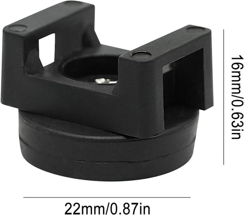 18lbs (22mm, Count, 20) Magnetic Cable Zip Tie Base, Heavy Duty Vertical Tension, Multipurpose Wire Clips Management