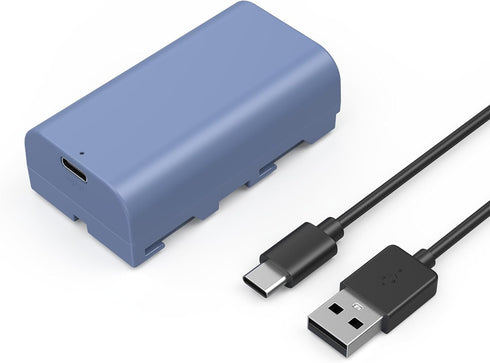 SMALLRIG NP-F550 Battery, 3500mAh USB-C Replacement Battery for Sony NP-F550, F750, F970, Not for BMPCC 6K