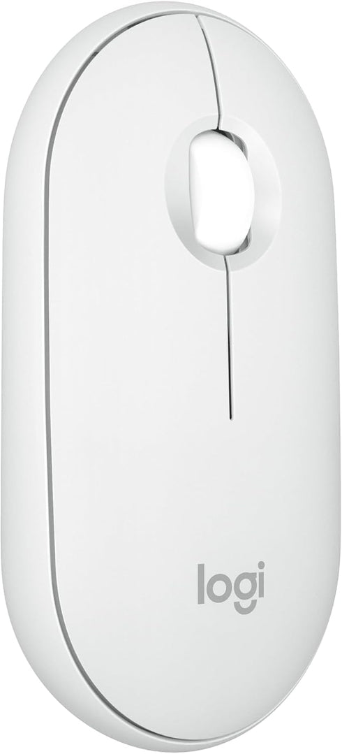 Logitech Pebble Mouse 2 M350s Slim Bluetooth Wireless Mouse, Portable, Lightweight, Customizable Button,