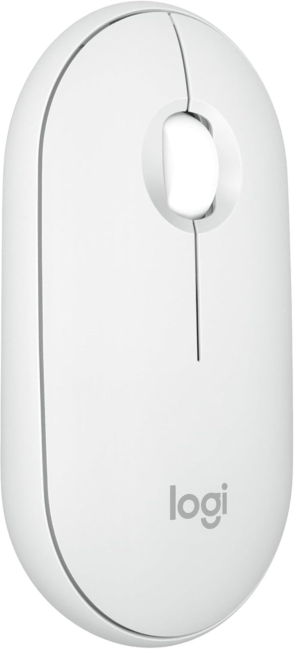 Logitech Pebble Mouse 2 M350s Slim Bluetooth Wireless Mouse, Portable, Lightweight, Customizable Button,